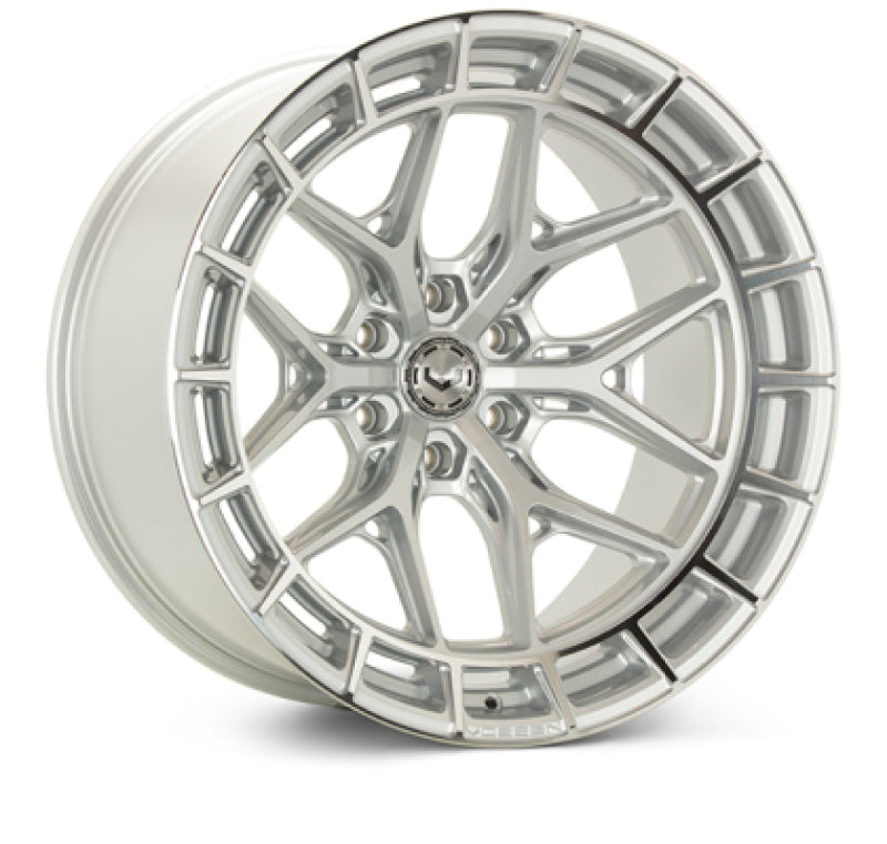 Vossen HFX-1 19x8.5 - 5x112 - ET42 - Flat Face - 66.5 - Silver Polished Wheel
