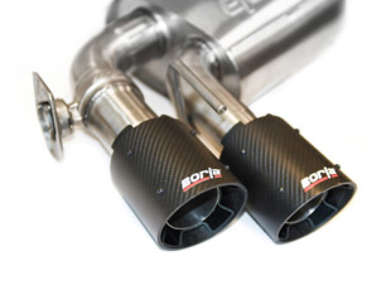 Borla 19 Chevrolet Silverado/GMC Sierra 1500 6.2L SS (S-Type) Catback Exhaust - Carbon Fiber Tips