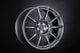 SSR GTX01 17x7 4x100 42mm Offset Dark Silver Wheel