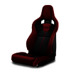 RECARO Cross Sportster PWR LL Leather - Red - Black (Heated, Left - LH) (JP)