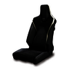 RECARO LX-F WU Wool-Ultrasuede - Black - Gray (JP)