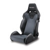 RECARO SR-S UT Leather-Ultrasuede - Charcoal Gray - Black (JP)