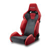 RECARO SR-S UT Leather-Ultrasuede - Charcoal Gray - Red (JP)