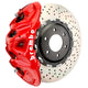 Brembo 25+ BMW X3 M50 xDrive (G45) Front GT BBK 8 Piston Cast 412x38 2pc Rotor Drilled - Red