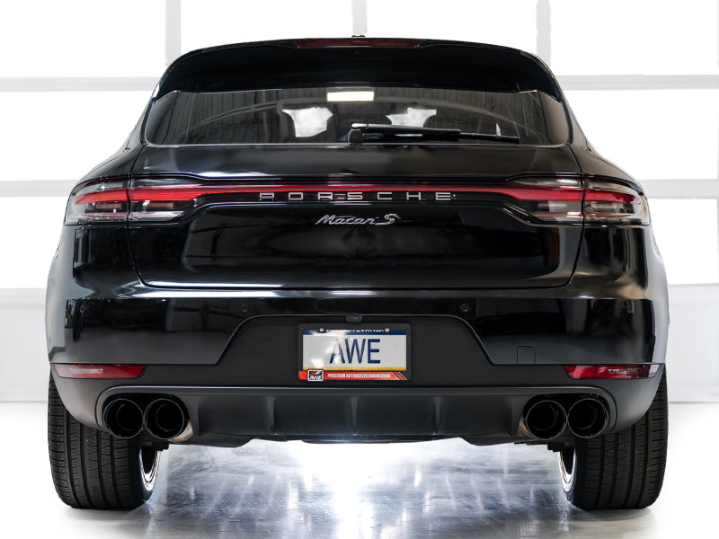 AWE Tuning 19-21 Porsche Macan 3.0T/2.9TT Touring Edition Catback Exhaust w/ Diamond Black Tips