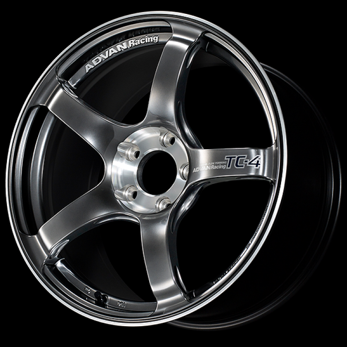 Advan TC-4 SE 16x7.0 / +42 Offset / 4x100 / 63mm Bore / Racing Hyper Black and Diamond Cut