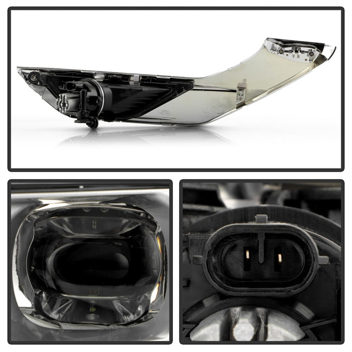 Spyder 22-24 Mitsubishi Outlander OEM LED Fog Light w/ Switch - Clear (FL-MOUT22-LED-C)