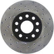 StopTech 05-10 VW Jetta (Exc Wagon) / 09-10 Jetta Wagon / 07-10 Rabbit Drilled Left Front Rotor
