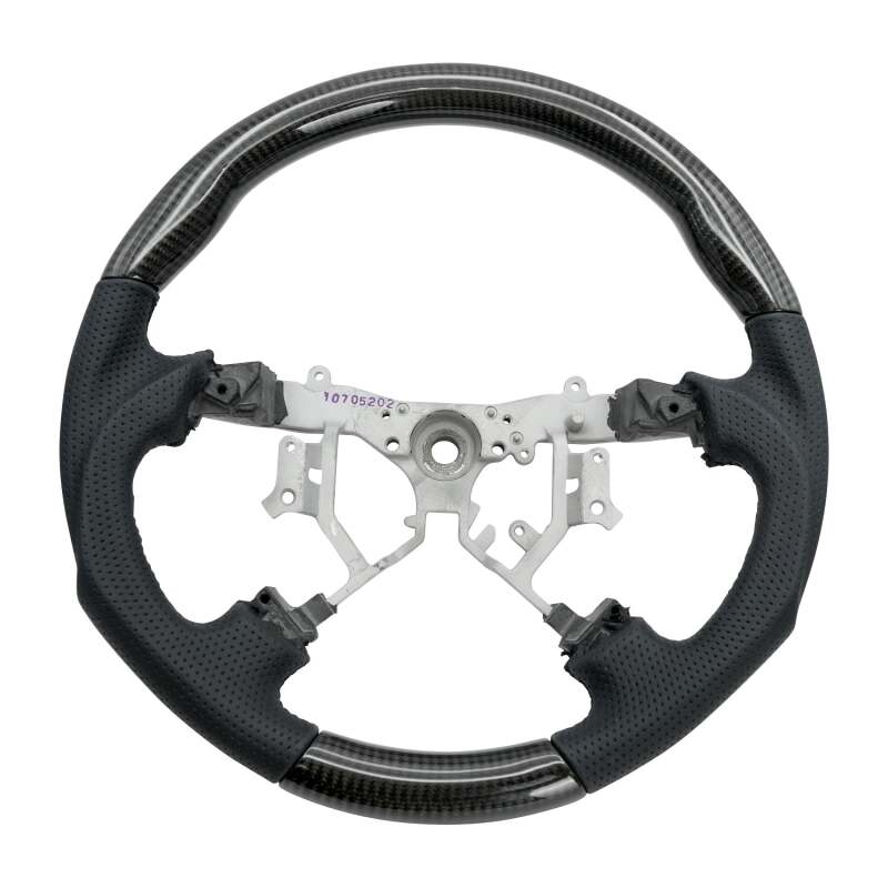 NRG 12-23 Toyota Tacoma OEM Plus Carbon Fiber Steering Wheel w/ Black Stitch & Red Center Mark