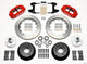 Wilwood Narrow Superlite 6R Front Hub Kit 14.00in Red 74-80 Pinto/Mustang II Disc Spindle only