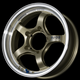 Advan RG-D2 17x8.0 / +44 Offset / 5x114.3 / 73mm Bore / Machining and Champagne Gold