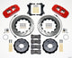 Wilwood AERO6 Front Hat Kit 14.25 Drilled Red 2008-2009 Pontiac G8 w/Lines