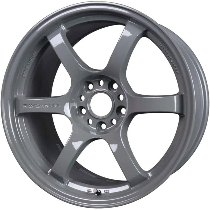 Gram Lights 57DR 17x9.0 +22 5x114.3 Glossy Gray Wheel