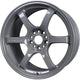 Gram Lights 57DR 17x9.0 +22 5x114.3 Glossy Gray Wheel