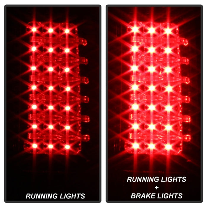 xTune Hummer H3 06-09 ( Non H3T ) LED Tail Lights Smoke ALT-ON-HH306-LED-SM