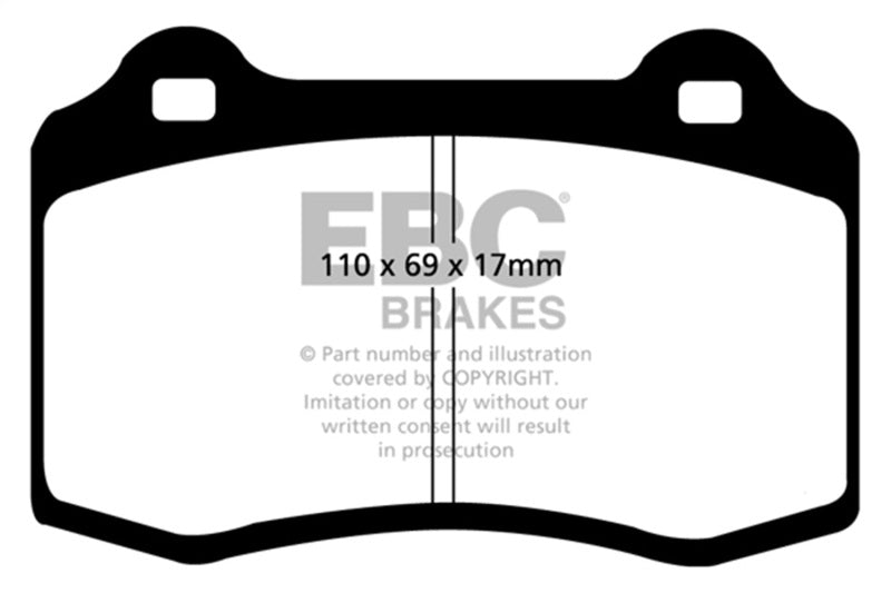 EBC 96-03 Alfa Romeo GTV 3.0 (Brembo) Greenstuff Front Brake Pads