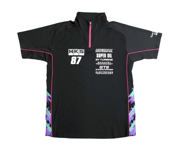 HKS TEAM HALF ZIP POLO SHIRT 2025 3L