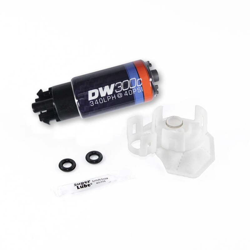 DeatschWerks 340lph DW300C Compact Fuel Pump w/Install Kit 08-15 Mitsubishi EVO X (w/o Clips)