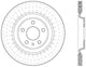 StopTech 12-13 Audi A6 Quattro/11-12 A7 Quattro / 10-13 S4 Rear Left Cryo Slotted Rotor