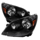 xTune Honda Odyssey 05-07 Crystal Headlights Black HD-JH-HODY05-AM-BK
