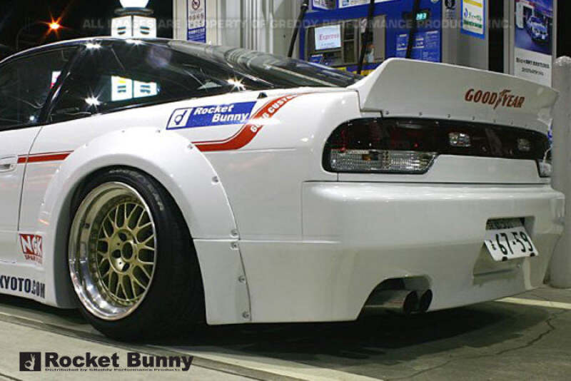 GReddy 89-93 Nissan 240SX/Silvia S13 Rocket Bunny Side Skirts Ver. 1-FRP **Must Check Availability**