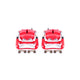 Power Stop 04-05 Ford F-150 Front Red Calipers w/Brackets - Pair