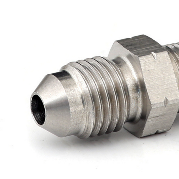 GFB 1/8in BSPT Male to -4AN Male Flare (Stainless Steel)