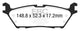 EBC 15+ Ford F150 2.7 Twin Turbo (2WD) Electric PB Ultimax2 Rear Brake Pads