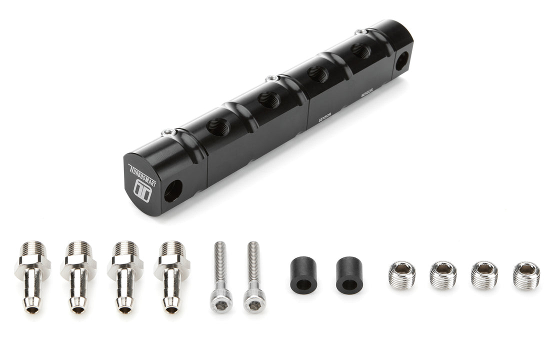 Turbosmart 8mm / 5/16in Hose End to 1/8 NPT Male Straight - Black