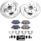Power Stop 13-18 Fiat 500 Rear Z23 Evolution Sport Brake Kit