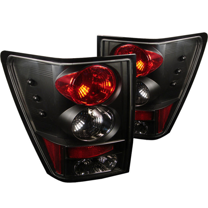 Spyder Jeep Grand Cherokee 05-06 Euro Style Tail Lights Black ALT-YD-JGC05-BK