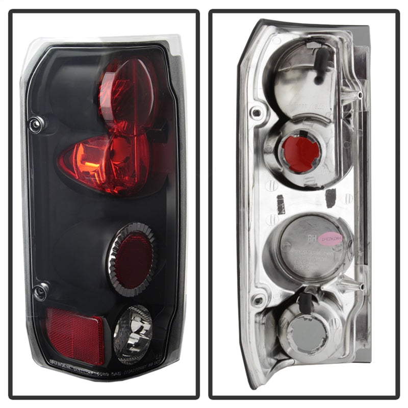 Spyder Ford F150 87-96/Ford Bronco 88-96 Euro Style Tail Lights Black ALT-YD-FF15089-BK