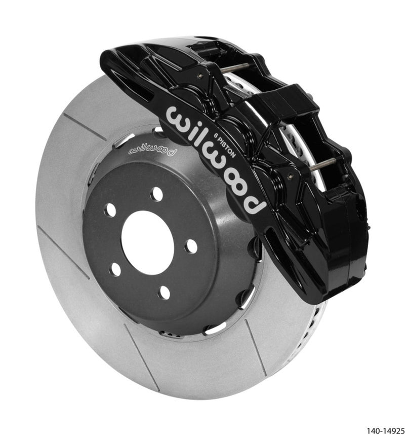 Wilwood 15-23 Mustang Front Kit SX6R Lug Drive