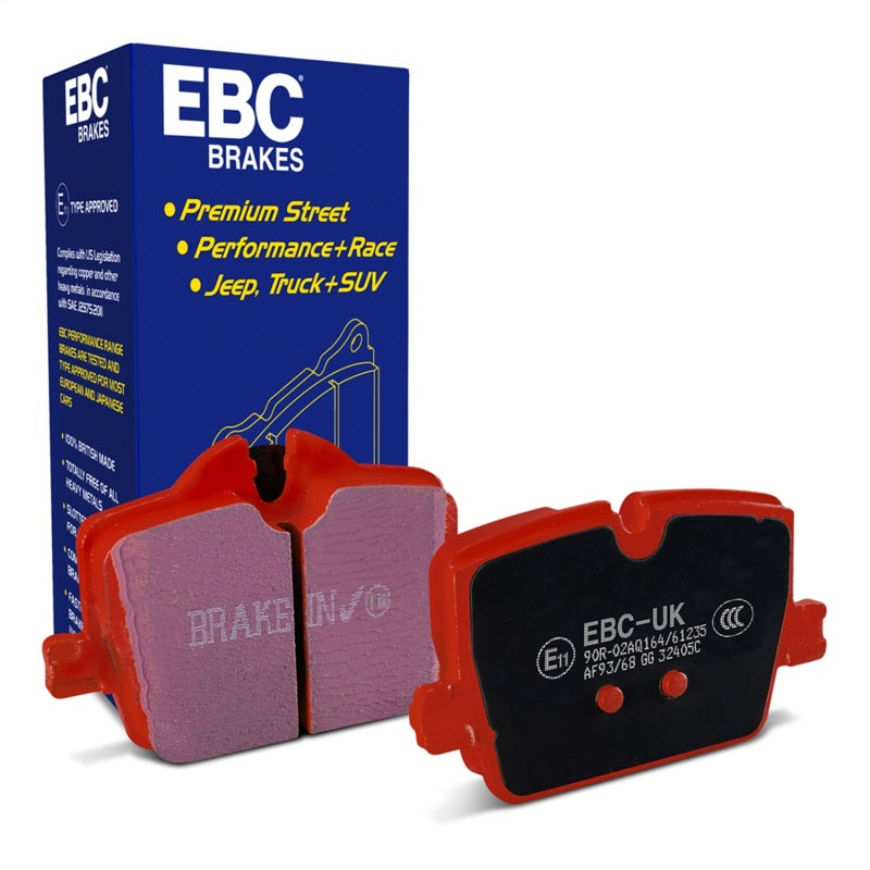 EBC 2019+ Toyota GR Supra (w/13in Rear Rotor) Redstuff Rear Brake Pads