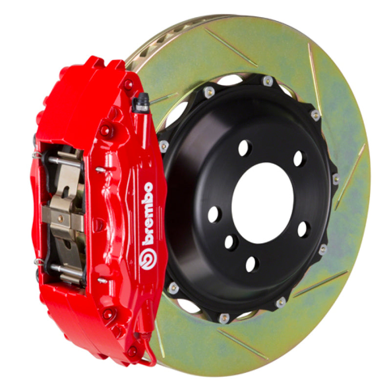 Brembo 06-08 997.1 (Excl. PCCB) Front GT BBK 4 Piston Cast 2pc 355x32 2pc Rotor Slotted Type1-Red