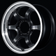 Advan RG-D2 for Truck 17x8.0 / +20 Offset / 6x139.7 / 112mm Bore / Machining and Black Gunmetallic