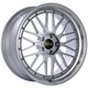 BBS LM 20x9 5x120 ET15 Diamond Silver Center Diamond Cut Lip Wheel -82mm PFS/Clip Required