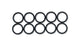 Vibrant -20AN Rubber O-Rings - Pack of 10
