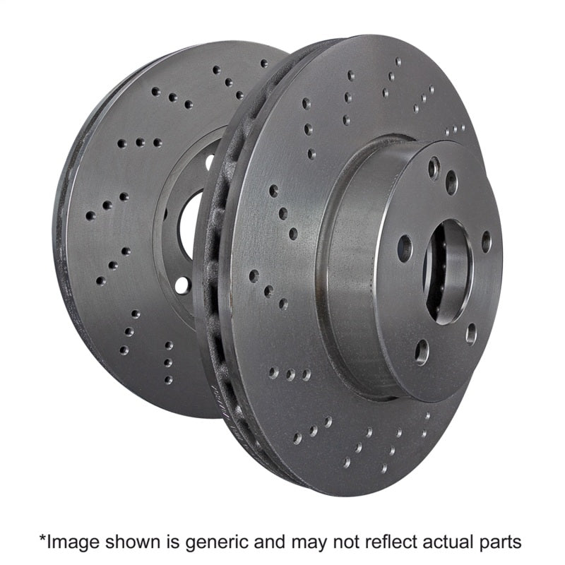 EBC 77-90 Porsche 911 3.3T RK Premium Cross-Drilled Front Rotors
