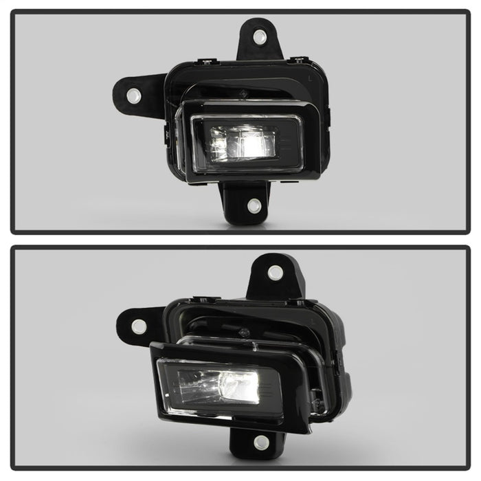 Spyder 21-23 GMC Yukon (Excl AT4) OEM Full LED Fog Lights w/Switch - Clear (FL-GY21-LED-C)