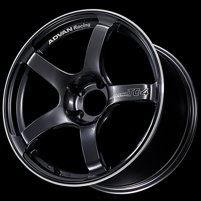 Advan TC4 18x7.5 / +48 Offset / 5x114.3 / 73mm Bore / Racing Gunmetallic and Ring