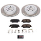 Power Stop 2019 Cadillac CTS Rear Semi-Coated Rotor Kit