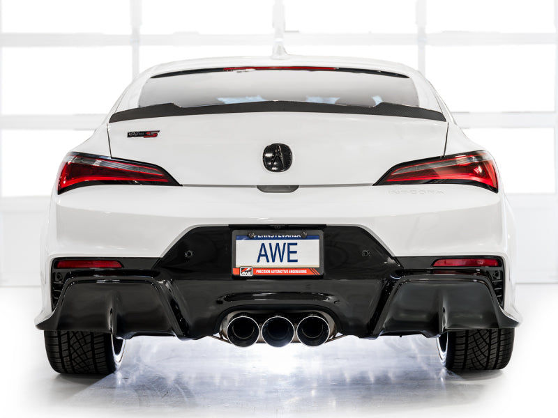 AWE Tuning 2024 Acura Integra Type S DE5 FWD Touring Edition Exhaust w/ Triple Chrome Silver Tips