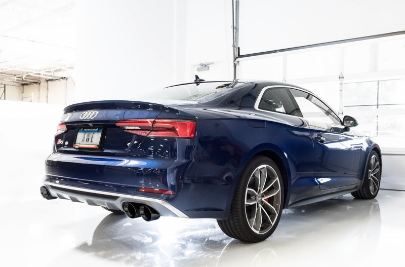 AWE Tuning Audi B9 S5 Coupe 3.0T Track Edition Exhaust - Diamond Black Tips (102mm)