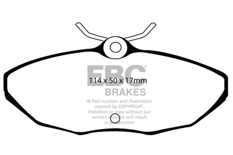 EBC 01-05 Ford Thunderbird 3.9 Greenstuff Rear Brake Pads