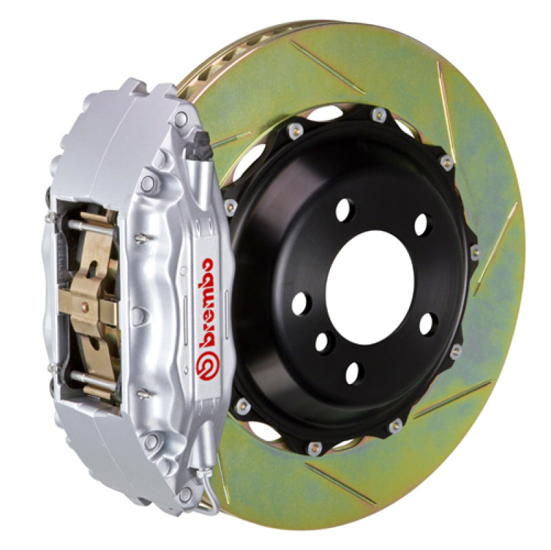 Brembo 05-08 997.1 C2 (Excl PCCB) Fr GT BBK 4Pis Cast 2pc 355x32 2pc Rotor Slotted Type1-Silver