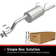 BRE Exhaust 96-00 Civic 1.6L Muffler Kit