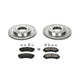 Power Stop 01-06 Mitsubishi Montero Front Z23 Evolution Sport Brake Kit