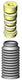 KYB Shocks & Struts Strut Boots Rear AUDI A4 2004-09 AUDI A6 2005-10 AUDI S4 2007-09 AUDI S6 2007-10