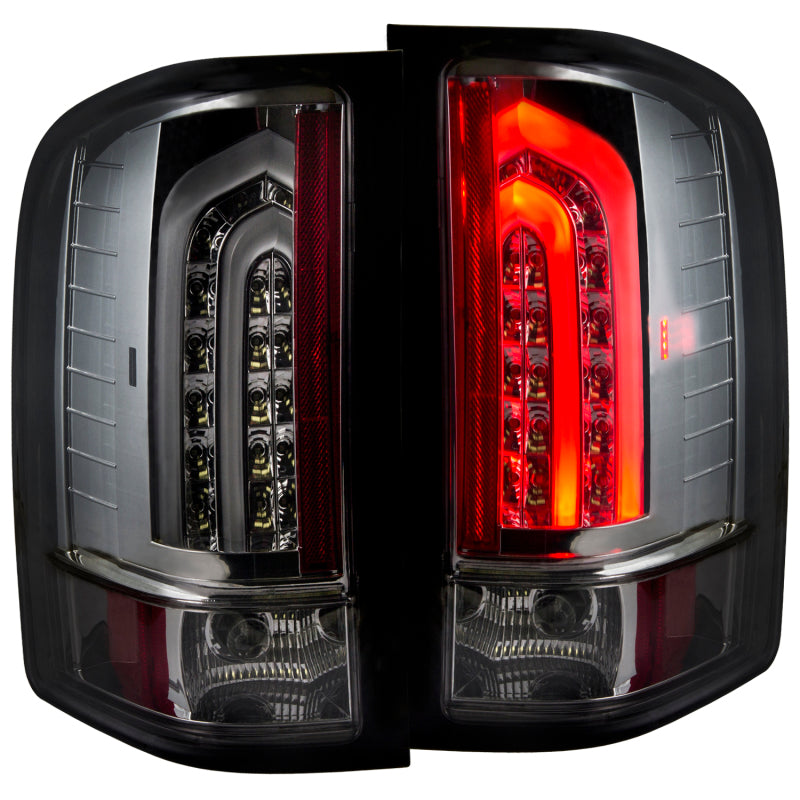 ANZO 2007-2013 Chevrolet Silverado 1500 LED Taillights Smoke G2